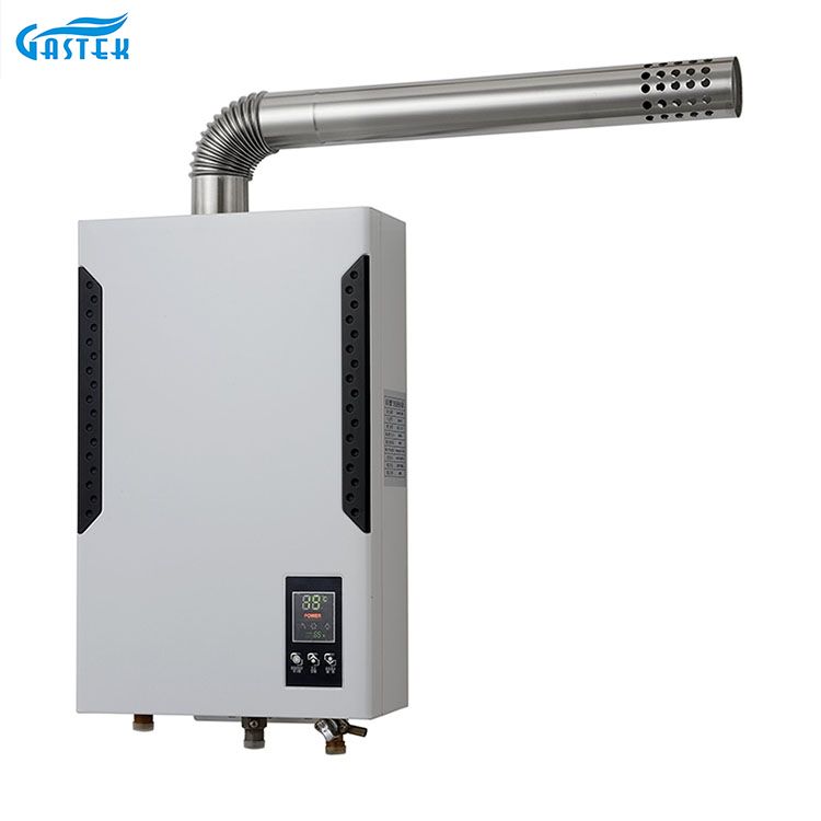 Gebalanceerd type touchscreen turbo hot shower lpg ketel geforceerde uitlaatgas boiler