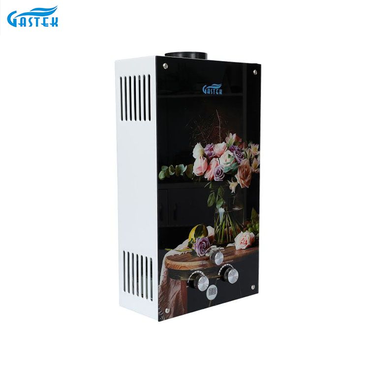 Huishoudapparaat Glazen paneel Gasgeiser met LCD-scherm
